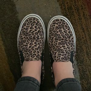 cheetah/leopard print vans